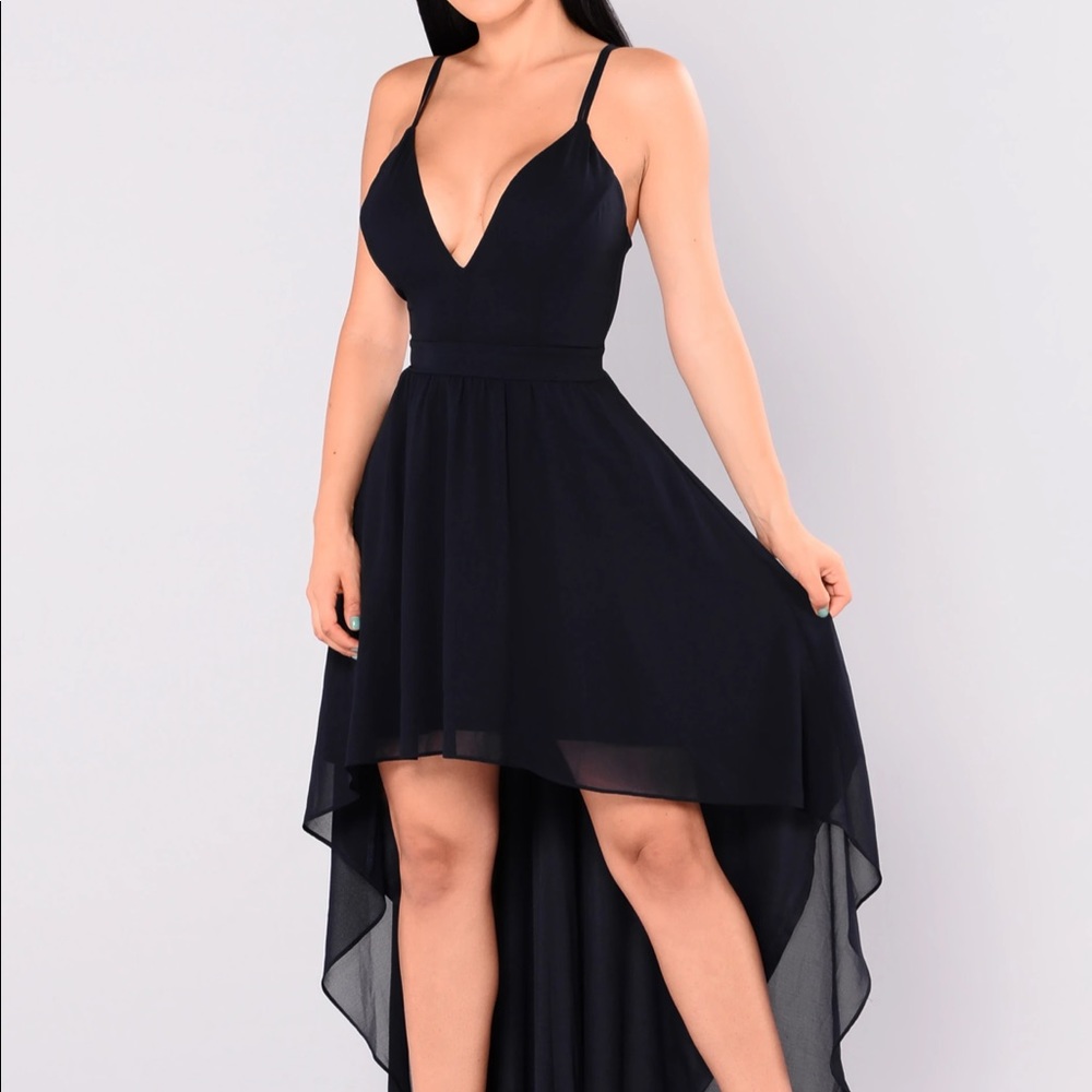 Fashion Nova Maxine Maxi Dress - Navy NWT